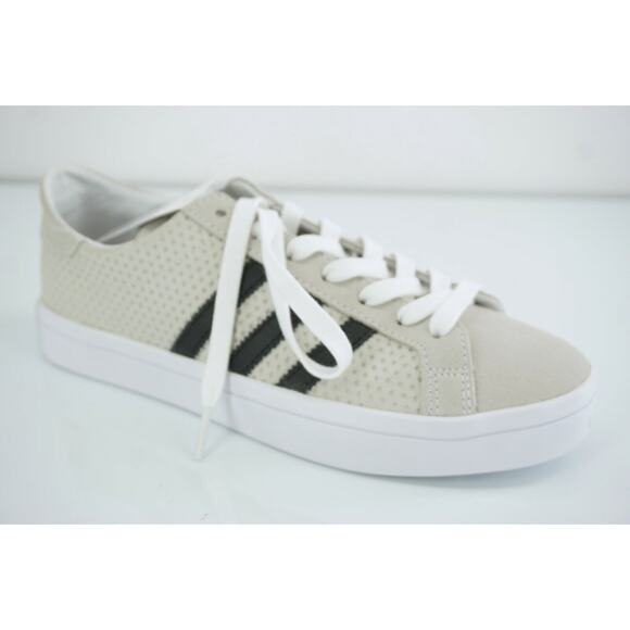 Adidas Women Courtvantage Lace-Up Running Sneaker Size 7 striped BB5204 - Picture 7 of 11